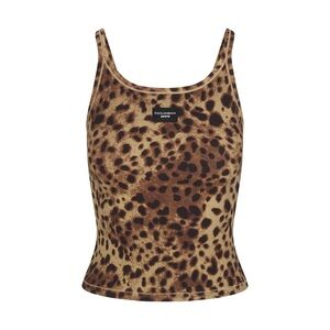 Dolce & Gabbana x Skims COTTON RIB SCOOP TANK